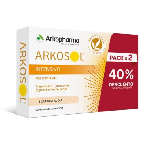 ARKOSOL INTENSIVO  2 ENVASES 30 CAPSULAS PACK DESCUENTO
