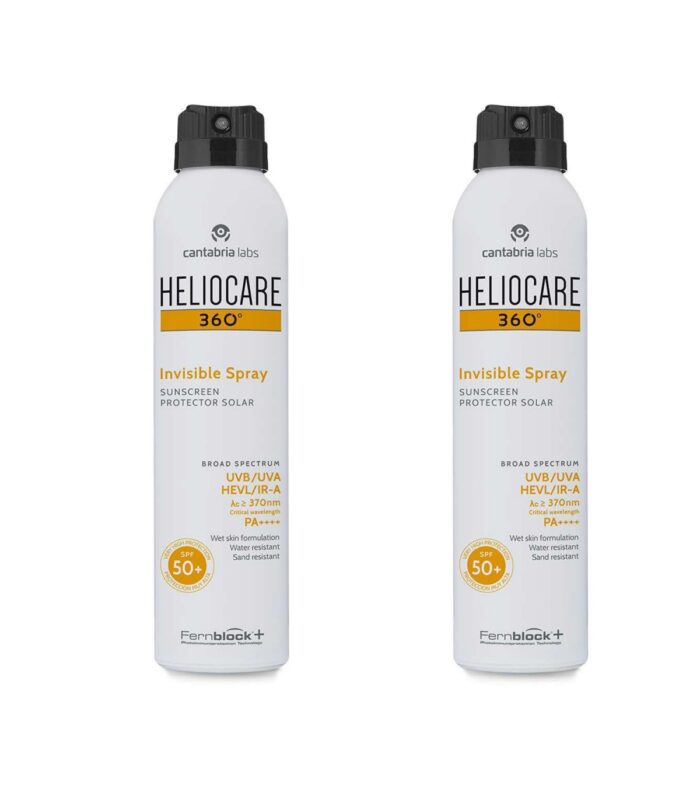 PACK DUPLO HELIOCARE 360 SPRAY INVISIBLE 200ML