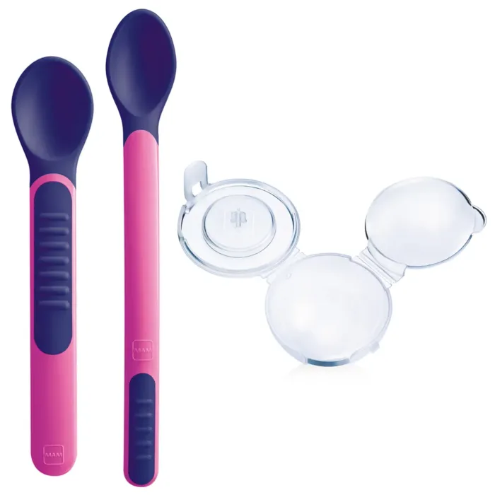 CUCHARA CON PUNTAS SENSIBLES AL CALOR MAM HEAT SENSITIVE SPOON & COVER