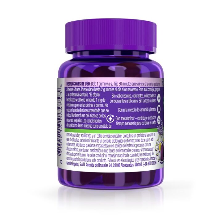 ZZZQUIL SUEÑO 3+  30 GUMMIES SABOR FRUTOS DEL BOSQUE - Imagen 2