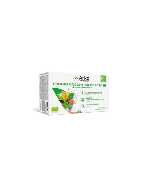 ARKOFLUIDO PROGRAMA CONTROL DE PESO BIO  30 AMPOLLAS 10 ML
