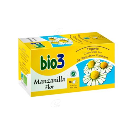 BIO3 MANZANILLA ECOLOGICA  25 FILTROS 1,5 G