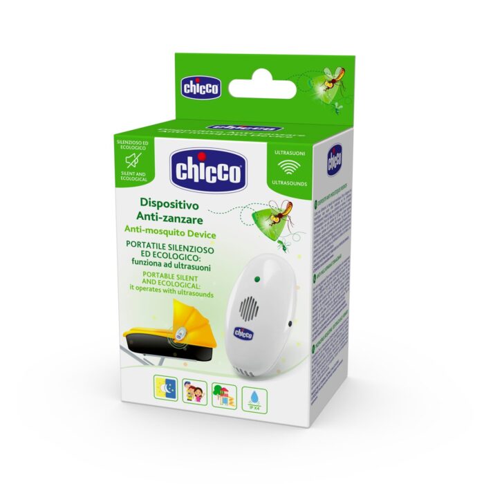 ANTIMOSQUITOS DISPOSITIVO ULTRASONICO CHICCO PORTATIL 1 UNIDAD