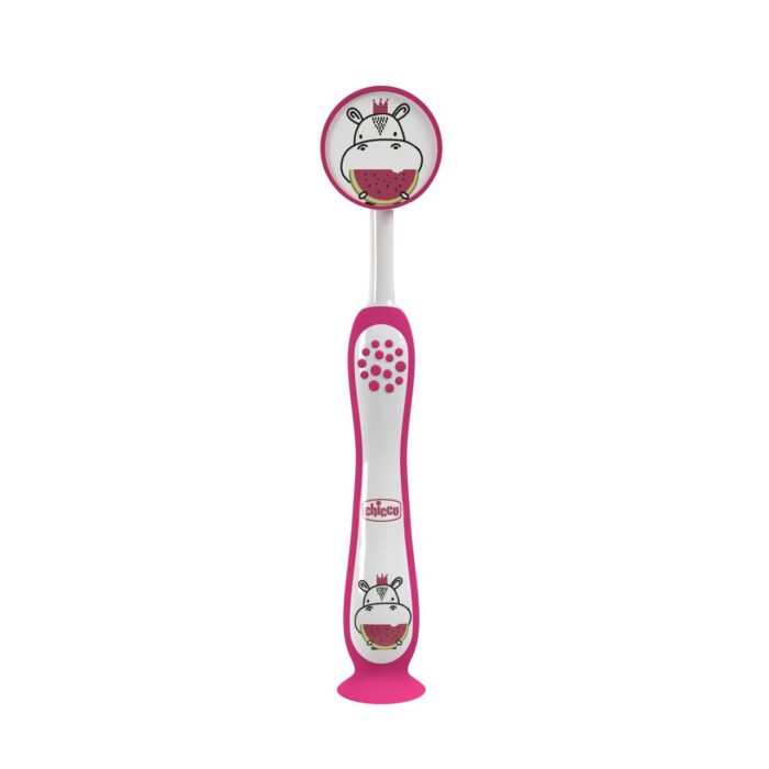 CEPILLO DIENTES DE LECHE CHICCO 3 - 6 AÑOS1 UNIDAD COLOR ROSA