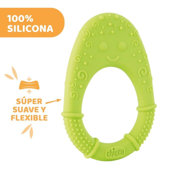 MORDEDOR CHICCO SUPERSOFT 1 UNIDAD AGUACATE