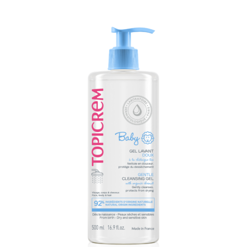 TOPICREM BABY GEL LIMPIADOR 2 EN 1  1 ENVASE 500 ML