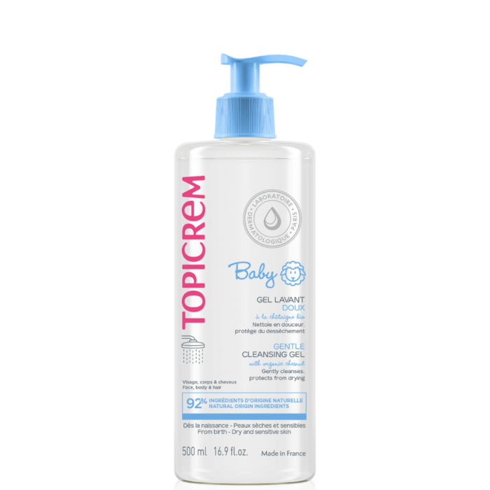 TOPICREM BABY GEL LIMPIADOR 2 EN 1  1 ENVASE 500 ML
