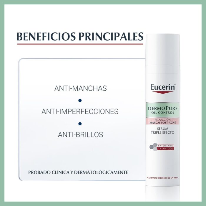 EUCERIN DERMOPURE OIL CONTROL SERUM TRIPLE EFECTO  1 ENVASE 40 ML - Imagen 2