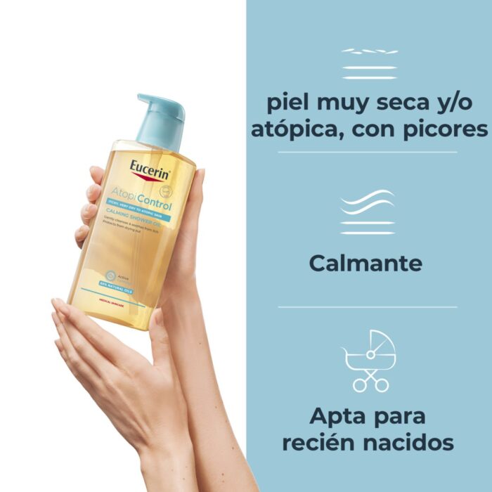 EUCERIN ATOPICONTROL OLEOGEL DE DUCHA  1 ENVASE 400 ML - Imagen 2