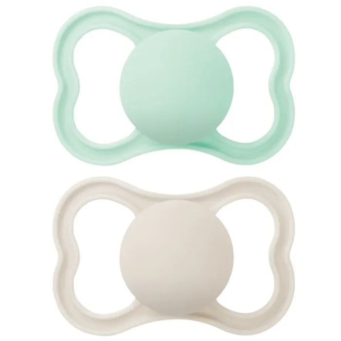 CHUPETE SILICONA FISIOLOGICO MAM AIR + 6 MESES MATT N PACK DOBLE - Imagen 2