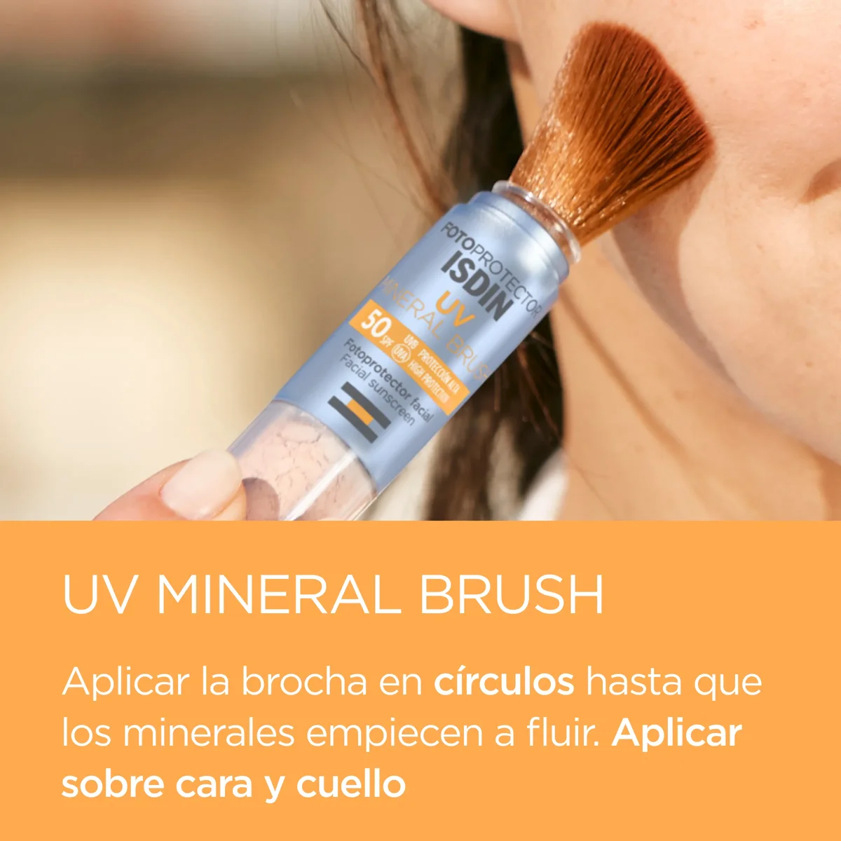 FOTOPROTECTOR ISDIN UV MINERAL BRUSH SPF 50+  1 BROCHA DOSIFICADORA 2 G - Imagen 2