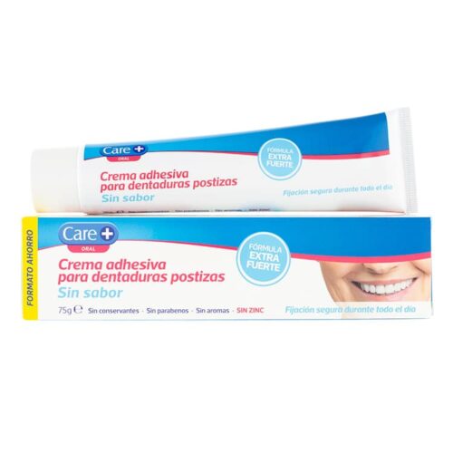 CARE+ CREMA ADHESIVA PARA DENTADURAS POSTIZAS  1 ENVASE 75 G