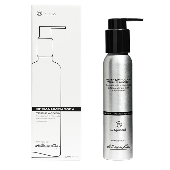 5PUNTO5 CREMA LIMPIADORA TRIPLE ACCION 100ML - Imagen 2