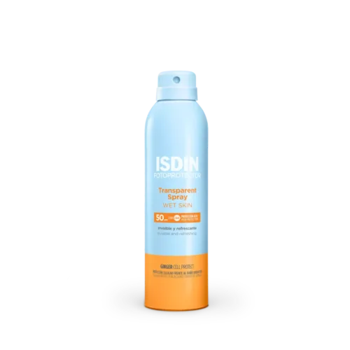 ISDIN FOTOPROTECTOR TRANSPARENT SPRAY WET SKIN SPF 50  1 ENVASE 250 ML