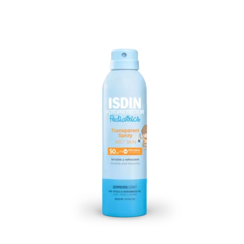 ISDIN FOTOPROTECTOR PEDIATRICS TRANSPARENT SPRAY WET SKIN SPF 50  1 ENVASE 250 ML