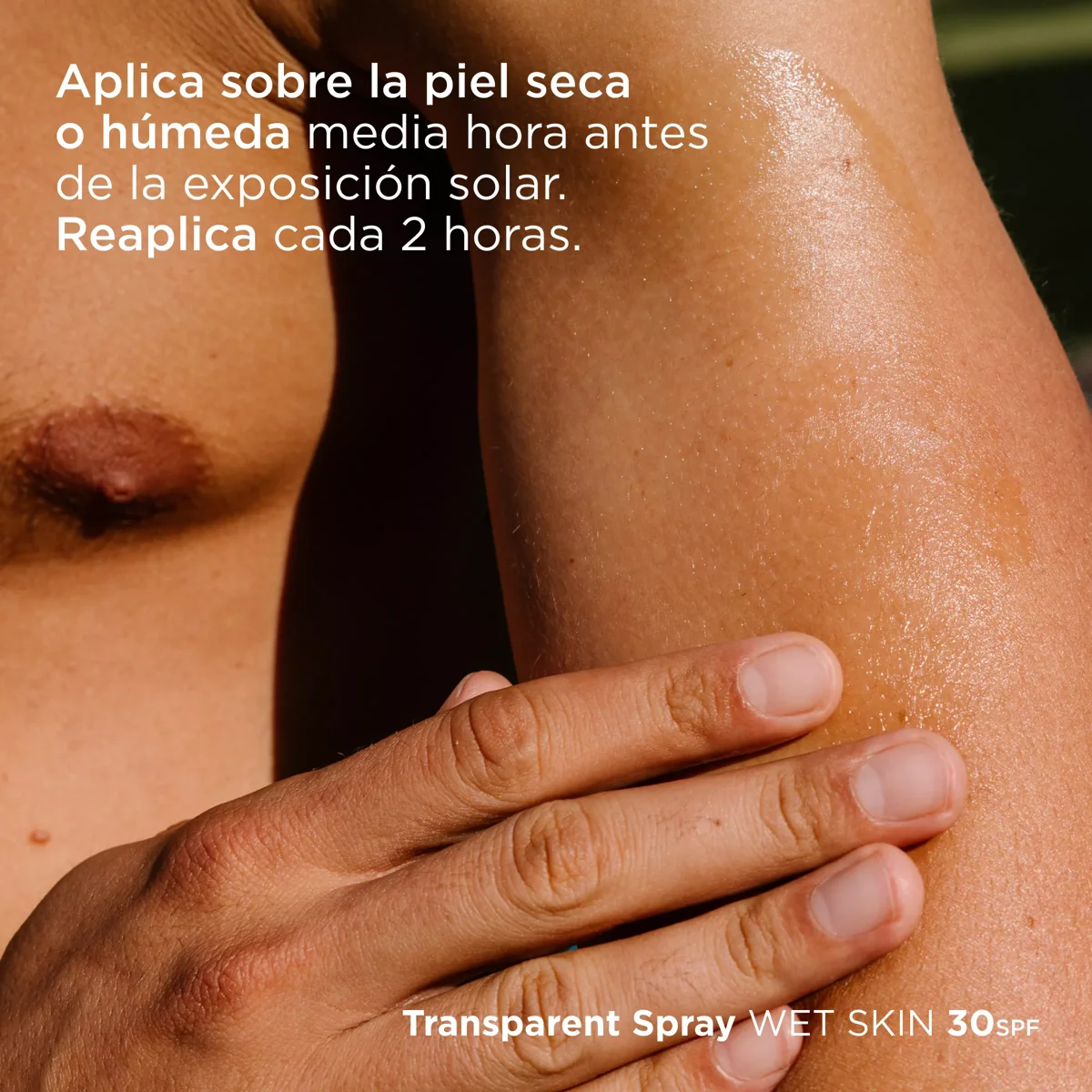ISDIN FOTOPROTECTOR TRANSPARENT SPRAY WET SKIN SPF 30  1 ENVASE 250 ML - Imagen 2
