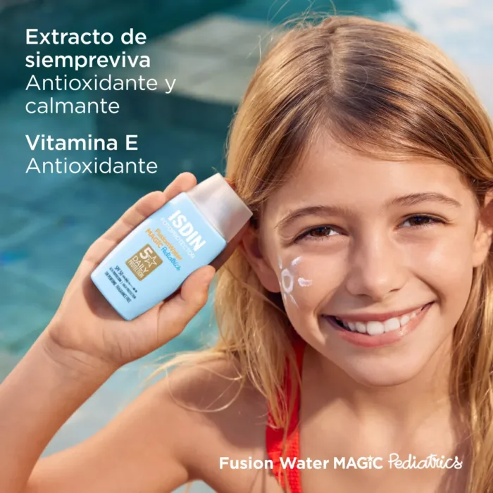 ISDIN FOTOPROTECTOR FUSION WATER MAGIC PEDIATRICS  1 FRASCO 50 ML - Imagen 2