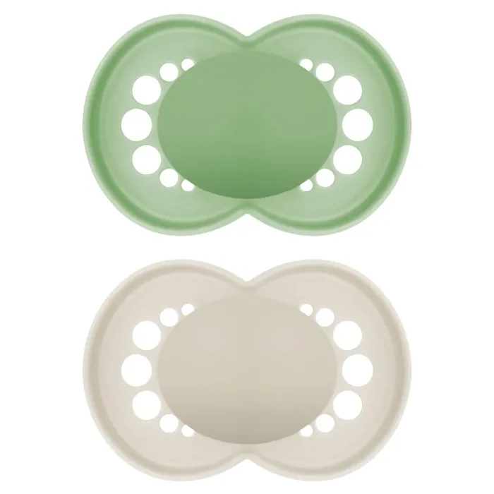 CHUPETE SILICONA MAM ORIGINAL + 6 MESES MATT N PACK DOBLE UNISEX - Imagen 2