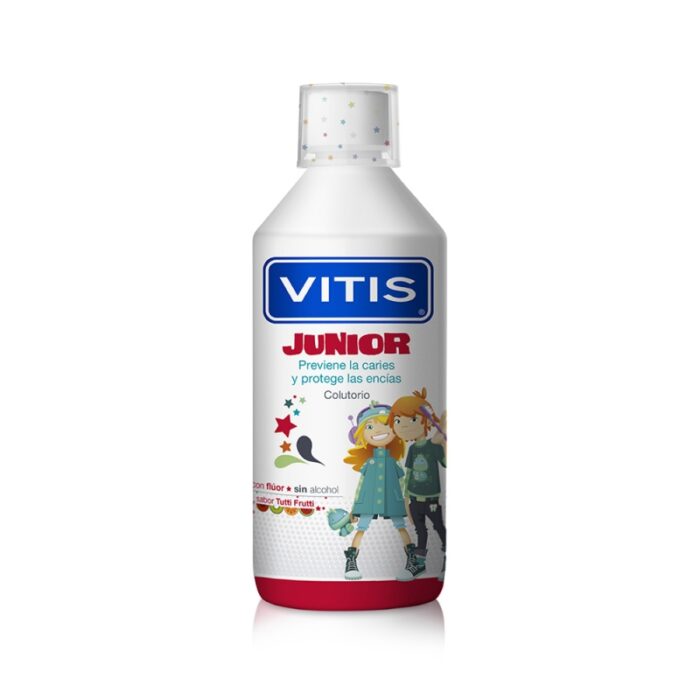 FLUOR LACER JUNIOR ENJUAGUE BUCAL DE USO DIARIO  1 ENVASE 500 ML SABOR FRESA