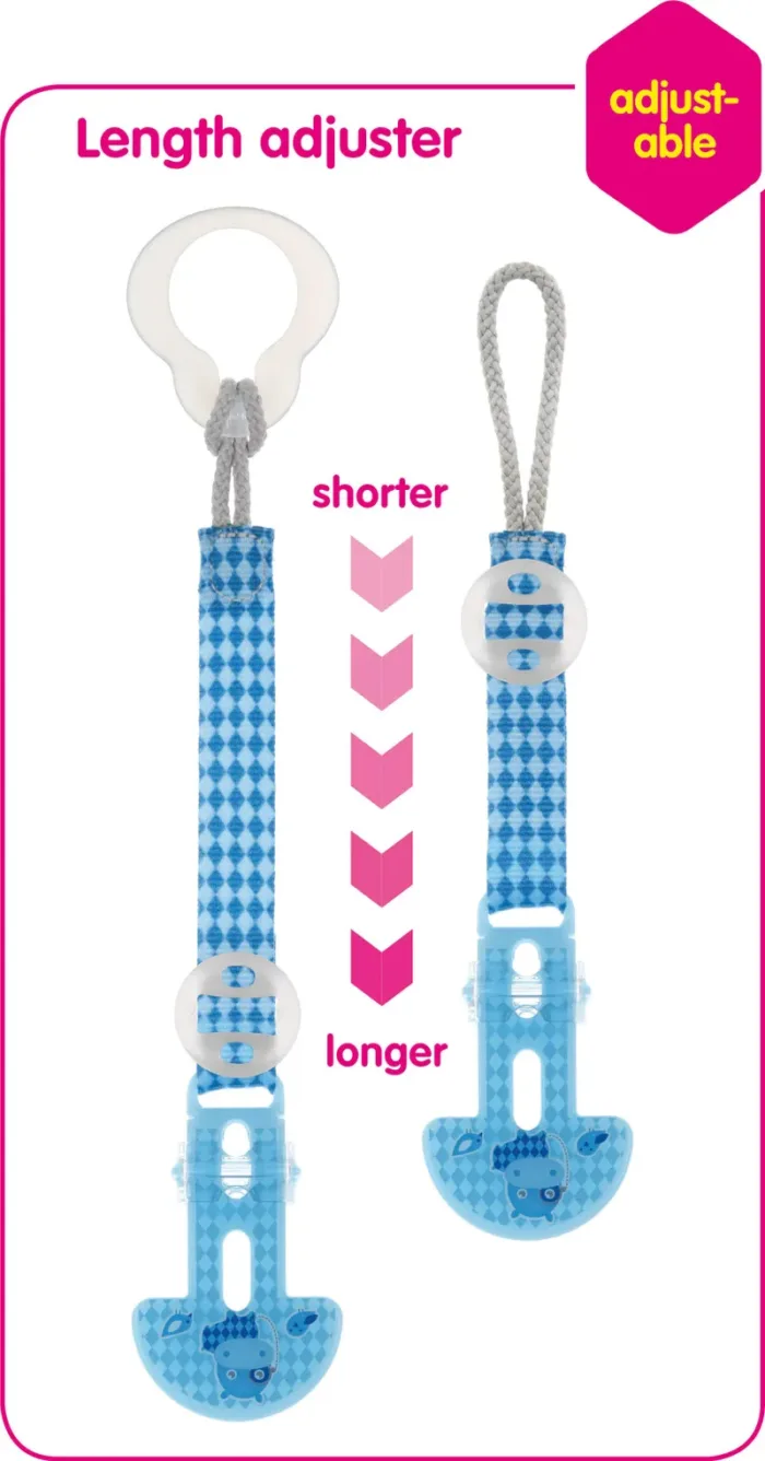 BROCHE PARA CHUPETE Y CUBIERTA DE PROTECCION MAM CLIP IT! & COVER 1 UNIDAD COLOR ROSA - Imagen 3