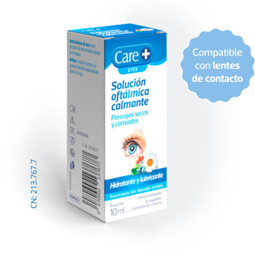 CARE+ SOLUCION OFTALMICA CALMANTE CON EXTRACTOS NATURALES  1 ENVASE 10 ML