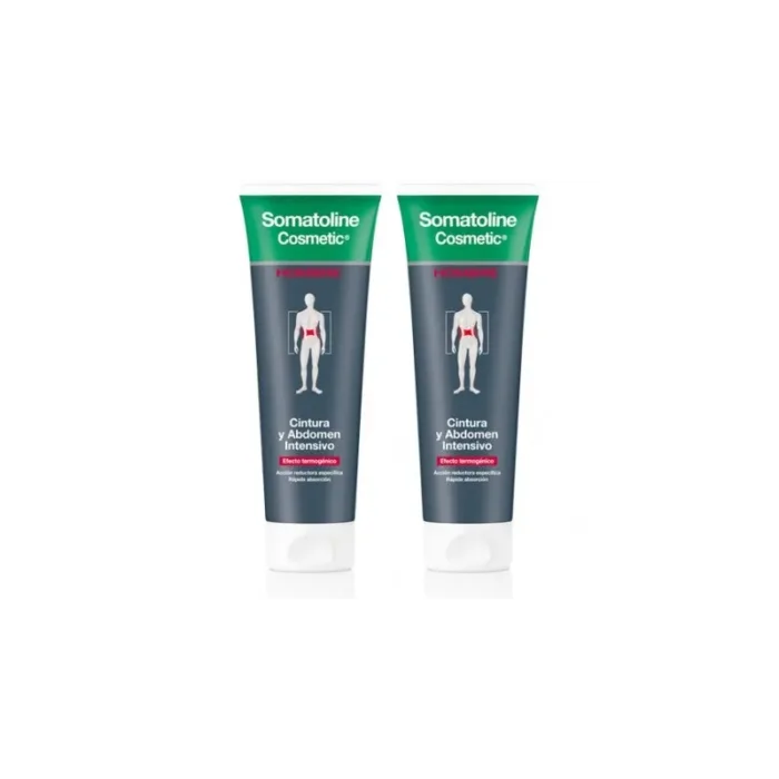 SOMATOLINE COSMETIC HOMBRE TTO CINTURA Y ABDOMEN INTENSIVO NOCHE 2 TUBOS 250 ML PACK DUO - Imagen 2