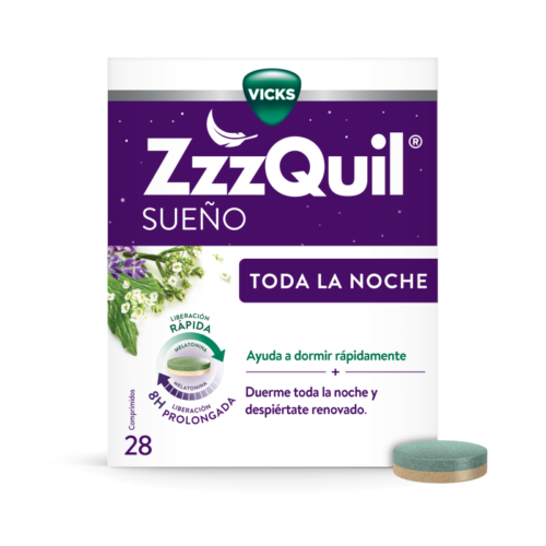 ZZZQUIL SUEÑO TODA LA NOCHE  28 COMPRIMIDOS