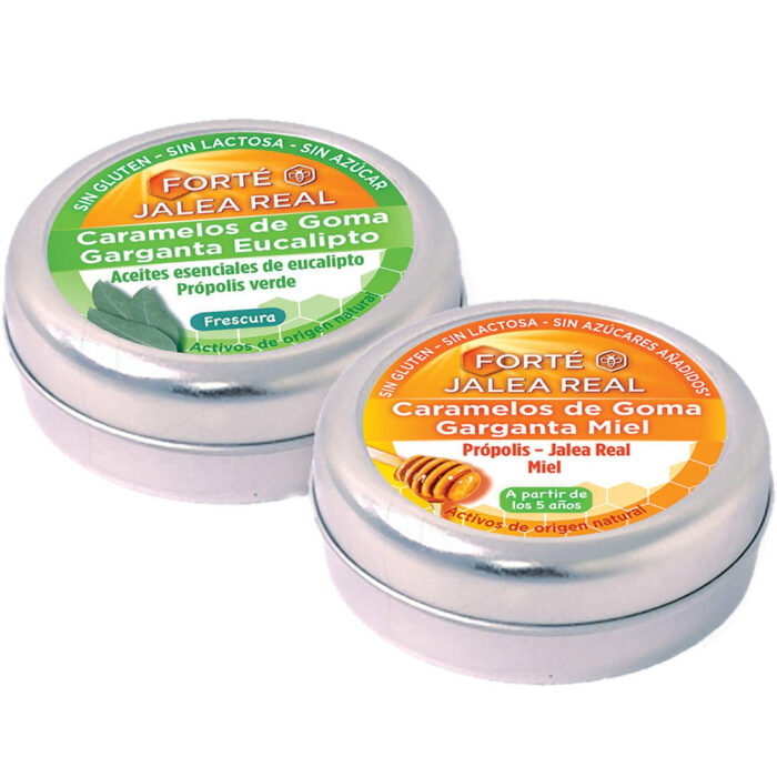 FORTE JALEA REAL CARAMELOS GOMA GARGANTA  1 ENVASE 45 G SABOR EUCALIPTO