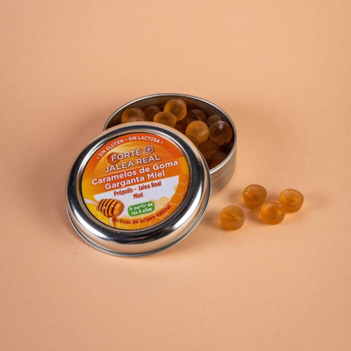 FORTE JALEA REAL CARAMELOS GOMA GARGANTA  1 ENVASE 45 G SABOR MIEL
