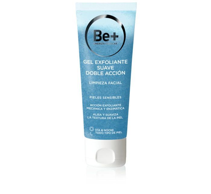 BE+ GEL EXFOLIANTE SUAVE DOBLE ACCION  1 TUBO 75 ML