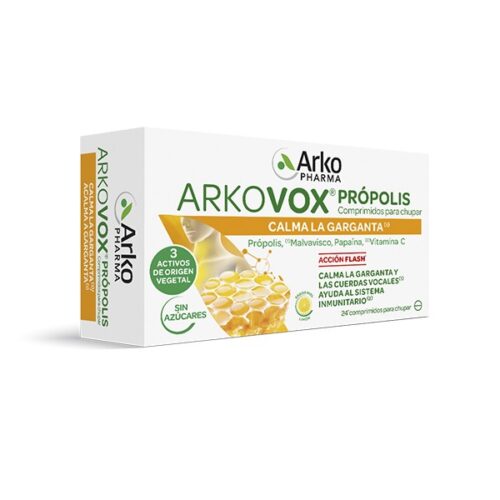 ARKOVOX PROPOLIS + VITAMINA C  20 COMPRIMIDOS SABOR MIEL Y LIMON