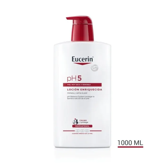 EUCERIN PIEL SENSIBLE PH-5 LOCION ENRIQUECIDA  1 ENVASE 1 L