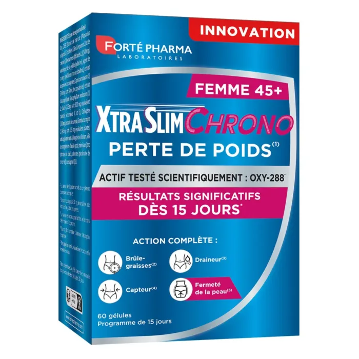 XTRASLIM CHRONO MUJER 45+  60 CAPSULAS