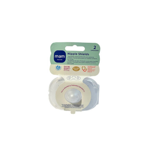 PEZONERA SILICONA MAM 2 UNIDADES TALLA GRANDE