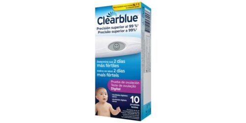 TEST DE OVULACION DIGITAL CLEARBLUE 10 UNIDADES
