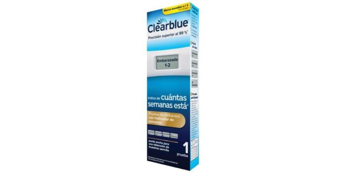 TEST DE EMBARAZO DIGITAL CON INDICADOR DE SEMANAS CLEARBLUE 1 UNIDAD