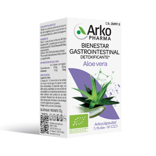 ARKOCAPSULAS ALOE VERA BIO  30 CAPSULAS