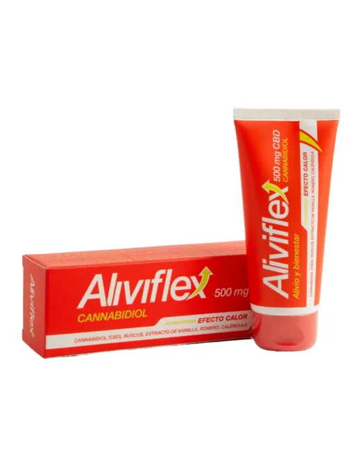 ALIVIFLEX CBD 500 MG EFECTO CALOR  1 TUBO 100 ML