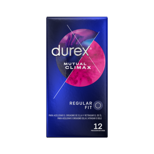 DUREX MUTUAL CLIMAX PRESERVATIVOS 12 UNIDADES