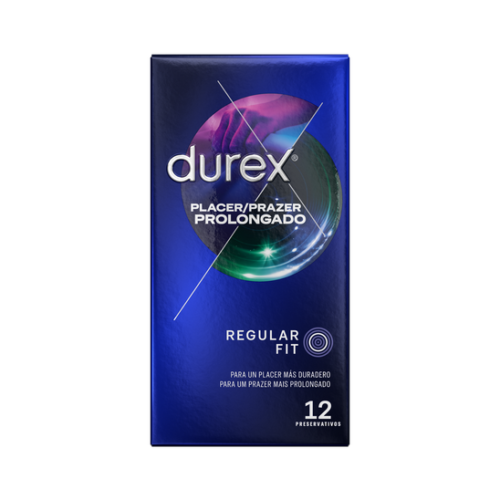 DUREX PLACER PROLONGADO PRESERVATIVOS 12 UNIDADES