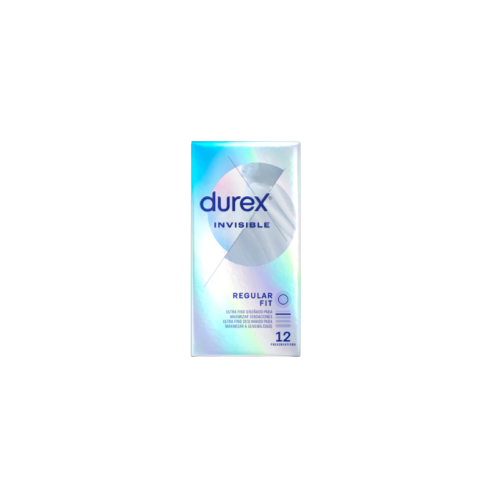 DUREX INVISIBLE EXTRA FINO PRESERVATIVOS 12 UNIDADES