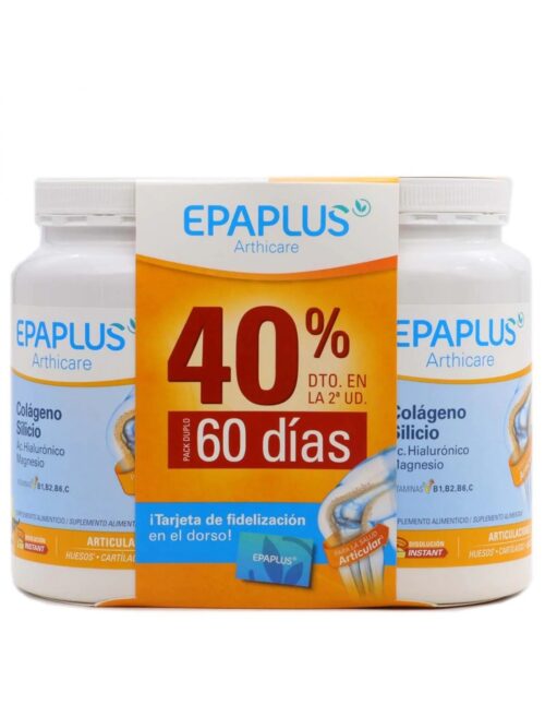 EPAPLUS ARTHICARE POLVO ANTIOX 60 DIAS  2 ENVASES 328 G DUPLO SABOR VAINILLA