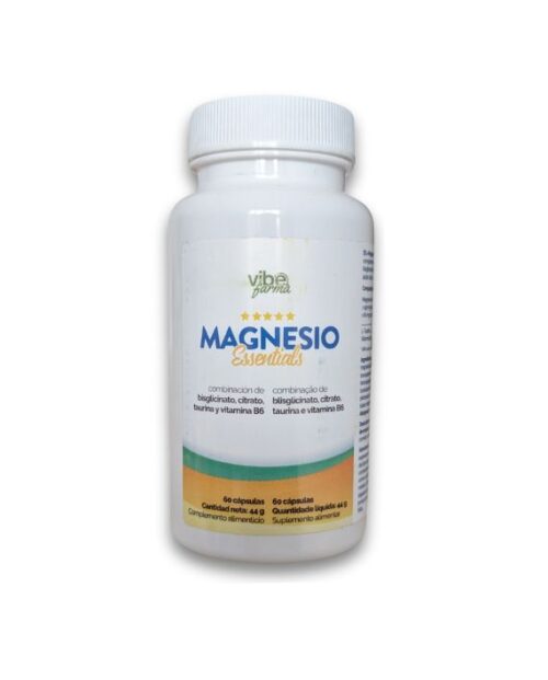 MAGNESIO ESSENTIALS 120  CAPSULAS VIBE FARMA