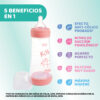 BIBERON PLASTICO T SILICONA CHICCO PERFECT5 AZUL 4M+ FLUJO RAPIDO 300 ML - Imagen 6