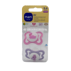 CHUPETE SILICONA SIMETRICA MAM AIR 2 - 6 MESES R PACK DOBLE ROSA