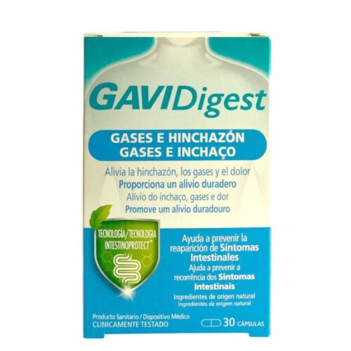 GAVIDIGEST GASES E HINCHAZON  30 CAPSULAS