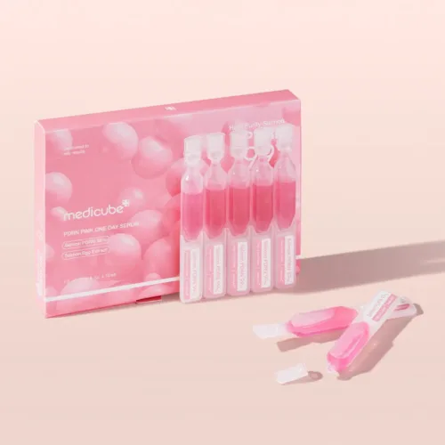 MEDICUBE PDRN PINK ONE DAY SERUM 99% 10 AMPOLLAS