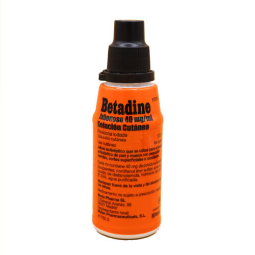 BETADINE JABONOSO 40 MG/ML SOLUCION CUTANEA 1 FRASCO 125 ML
