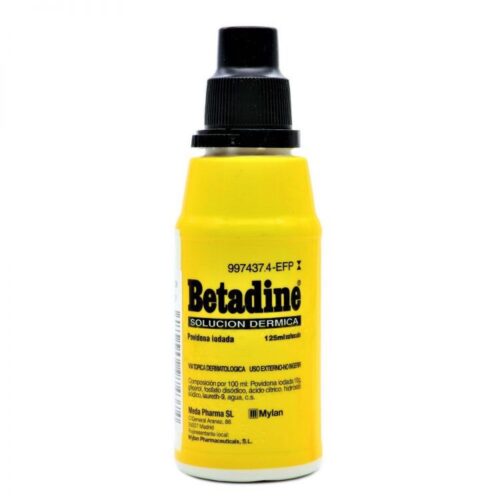 BETADINE 100 MG/ML SOLUCION CUTANEA 1 FRASCO 125 ML
