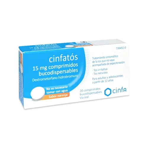 CINFATOS 15 MG 20 COMPRIMIDOS BUCODISPERSABLES (PVC-PVDC/AL)